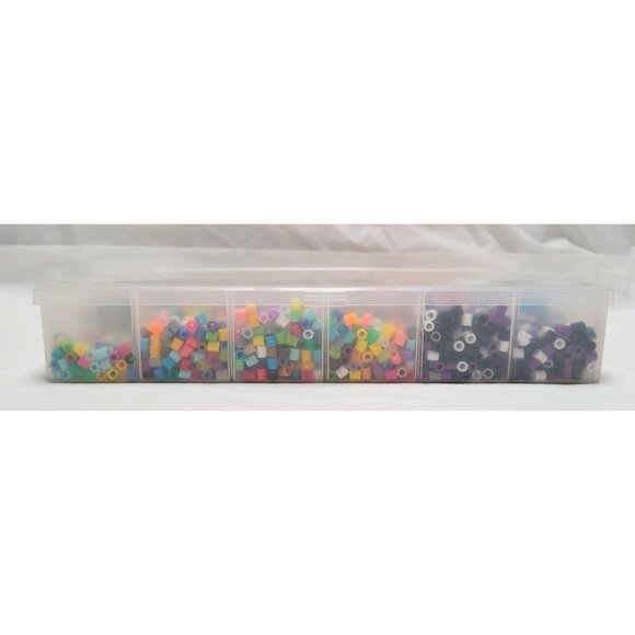 Lot of Perler Fuse Beads Assorted Colors w/Storage Container DIY Crafts Projects - Picture 5 of 9